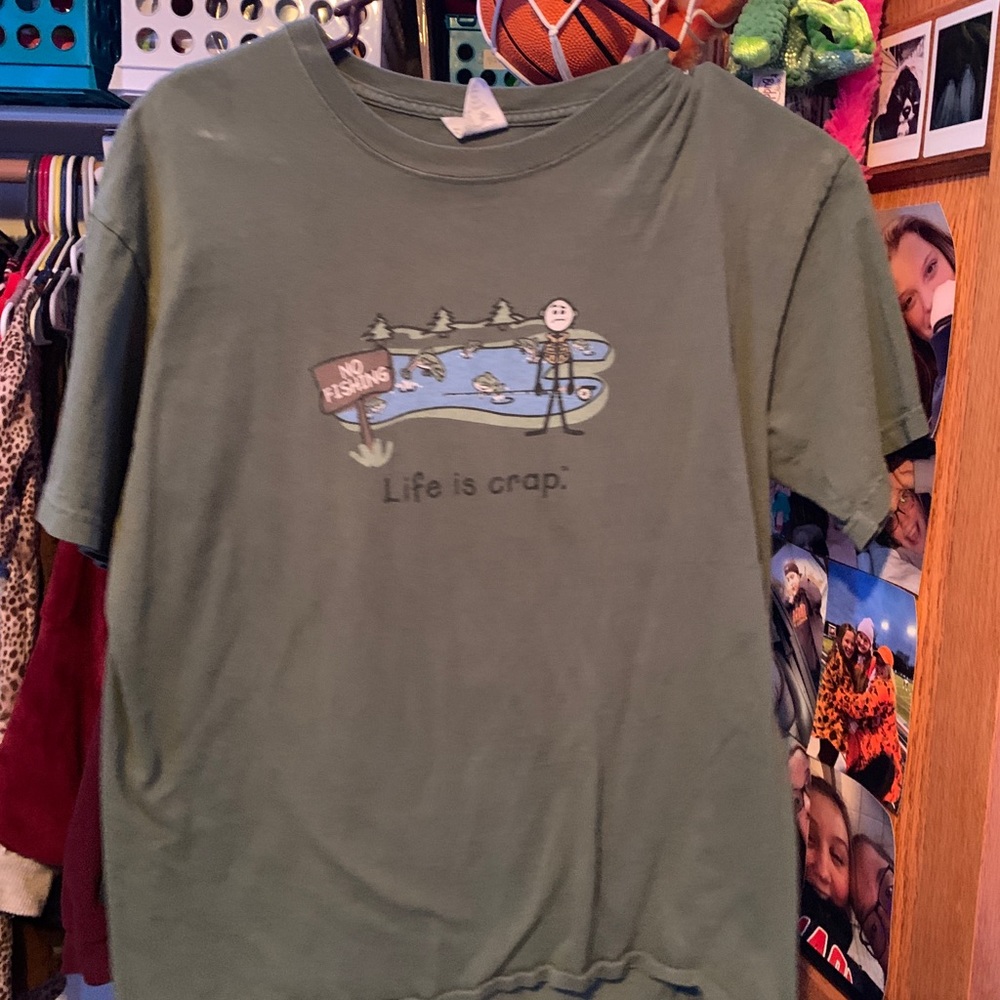 life is crap tee